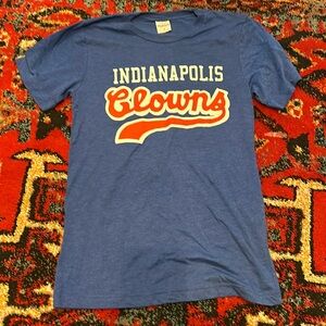 Indianapolis Clowns Charlie Hustle Small Tee NWOT